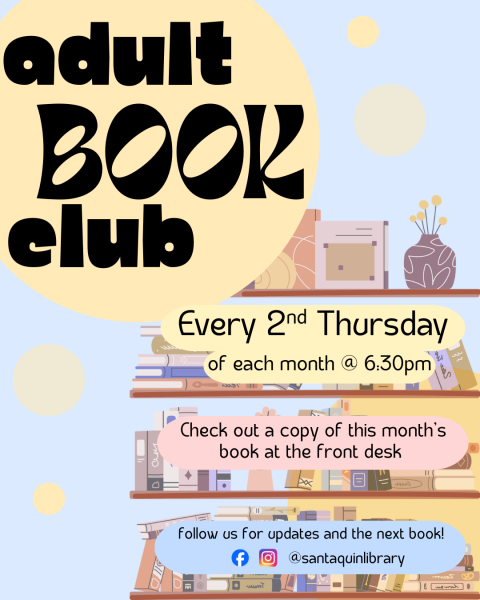 Adult Book Club Flyer 2026