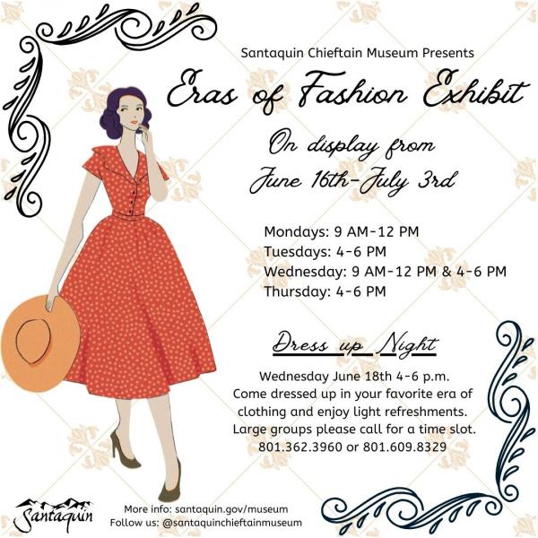 Eras of Fashion Exhibit
