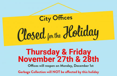 Closed for Thankgiving Holiday 2025