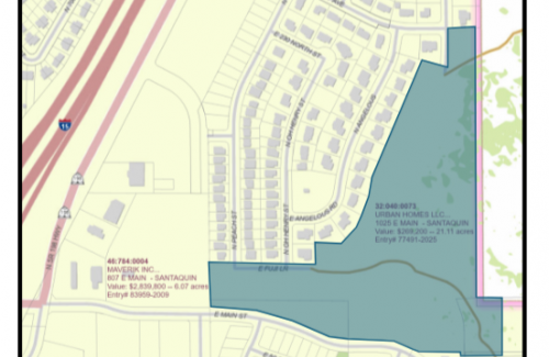 NOTICE OF PUBLIC HEARING - Amendments to Zoning & Land Use Provisions for Sunset Ridge Vicinity Map