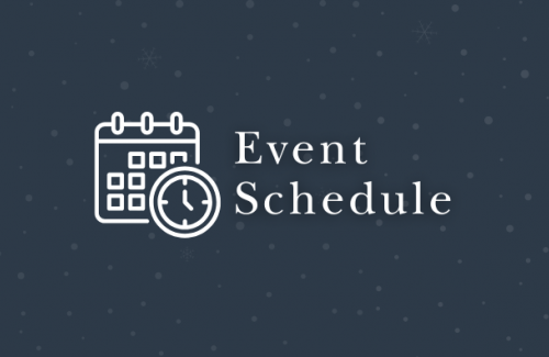 Holly Days Schedule Banner