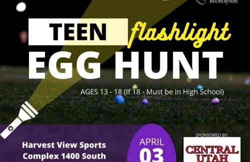 Teen Flashlight Egg Hunt