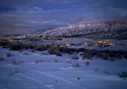 2020 Overall Winner Snowy Dusk