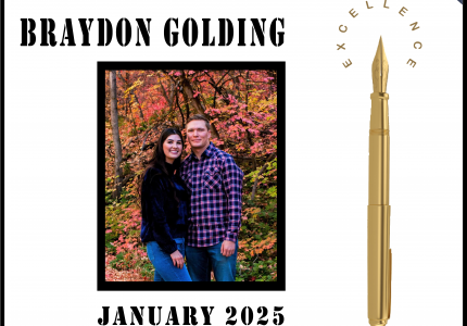 Braydon Golding Employee of the Month