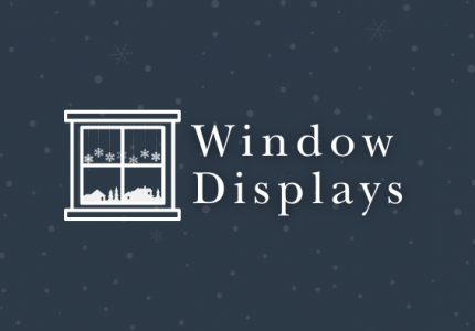 Holly Days Window Banner