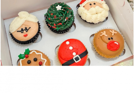 Holly Days Cupcake Header