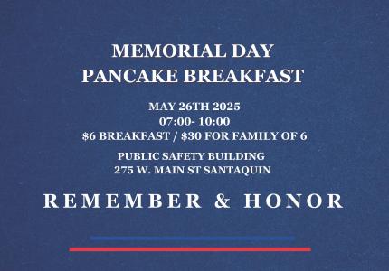 Pancake Breakfast 2025 Flyer