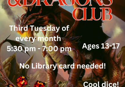 Dungeons and Dragons flyer
