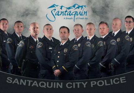 Santaquin Police Group Photo
