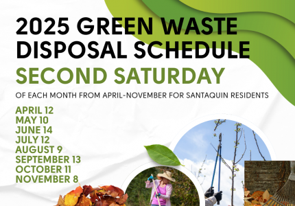 Green waste schedule