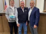 Dain Murdock, Mayor Dan Olson, Blake Murdock