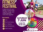 Santaquin Family Fitness Festival Flyer in English