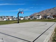 Badger Way Foothill Village Park Basketball Half Court