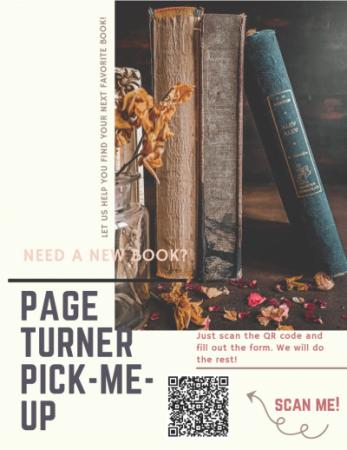 Page Turner Pick Me Up Flyer