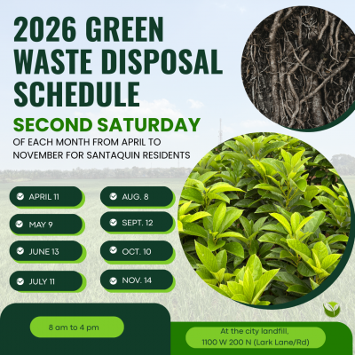 2026 Green Waste Schedule