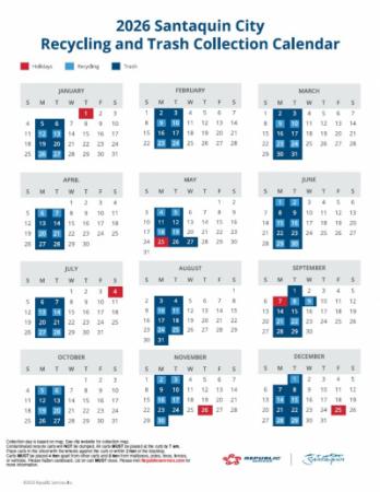 2026 Collection Calendar