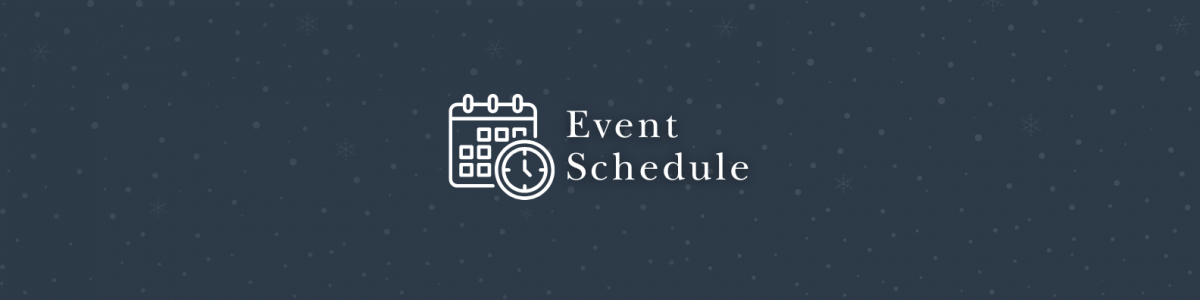 Holly Days Schedule Banner