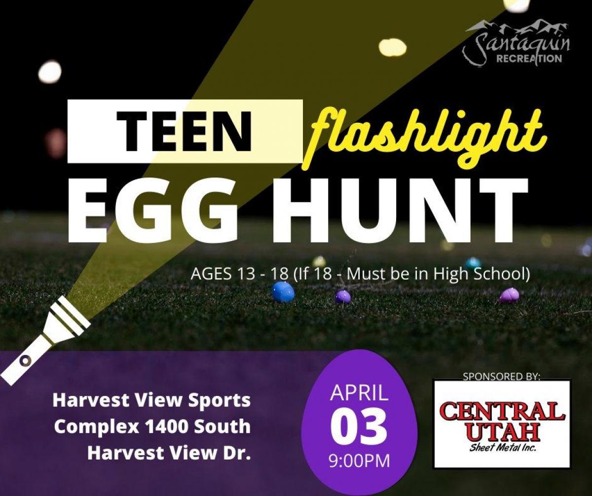 Teen Flashlight Egg Hunt