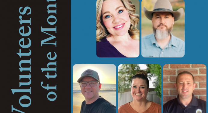 May 2025 Volunteers of the Month