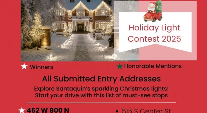 Holiday Light Contest Winners