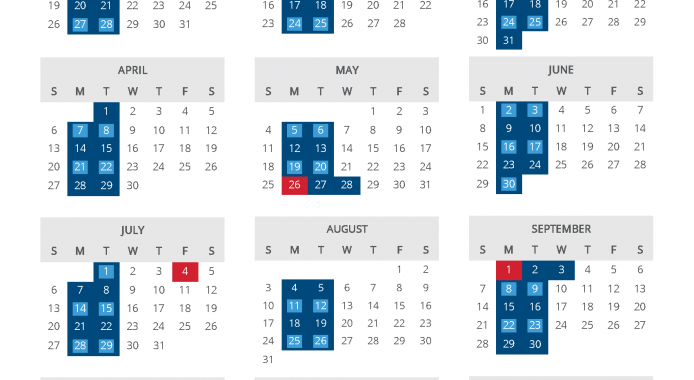 2025 Collection Calendar